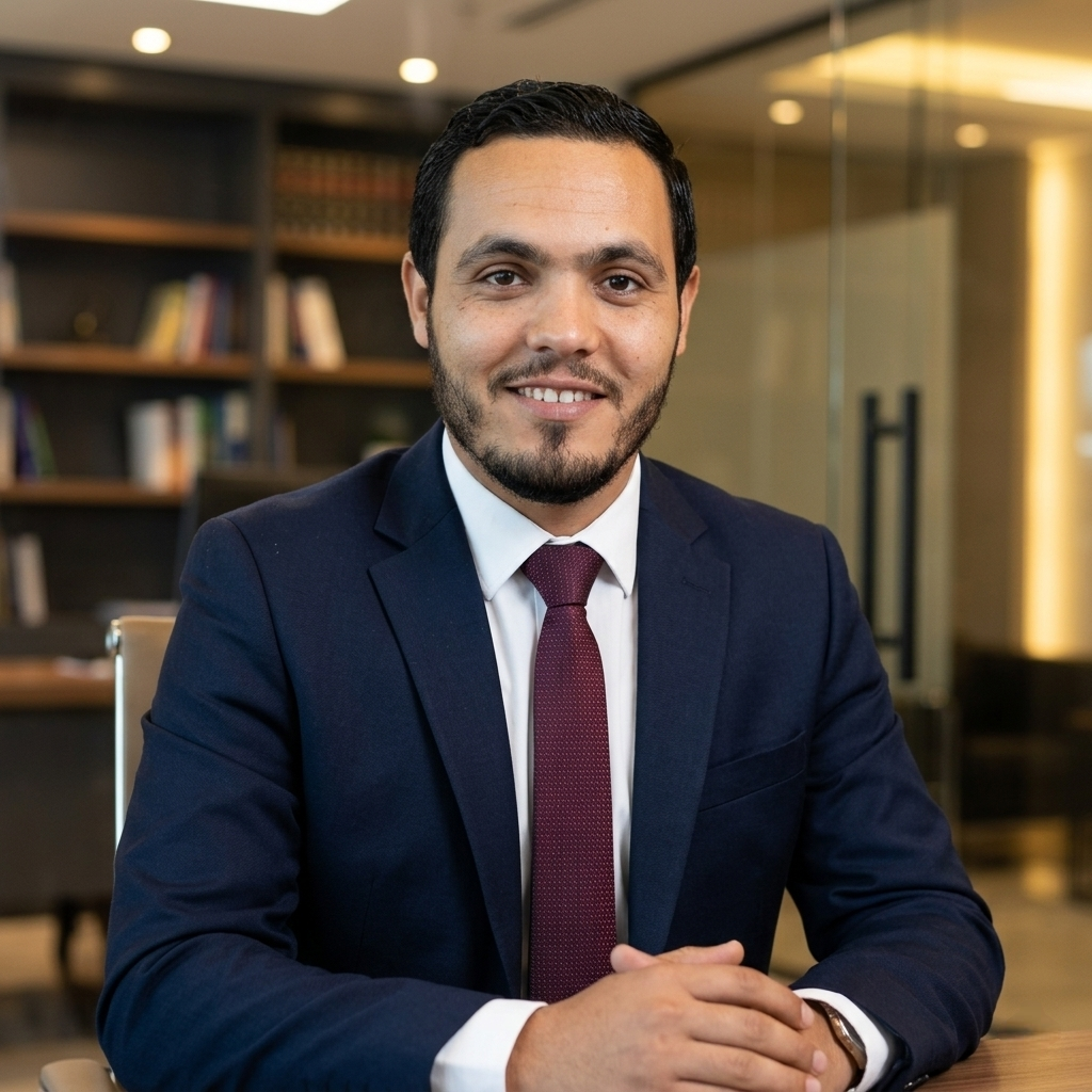 صورة المحاسب اسلام عمار في المكتب